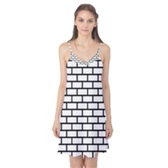 Bricks Wall Pattern Seamless Camis Nightgown 