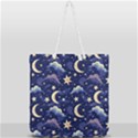 Night Moon Seamless Full Print Rope Handle Tote (Large) View2