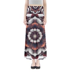 Mandala Design Pattern Full Length Maxi Skirt