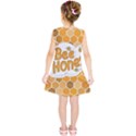 Bee Honey Honeycomb Hexagon Kids  Tunic Dress View2