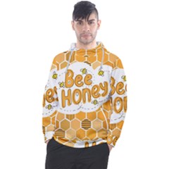 Bee Honey Honeycomb Hexagon Men s Pullover Hoodie