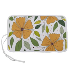 Flower Petal Plant Leaves Pen Storage Case (l)