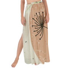 Flora Floral Flower Nature Plant Doodle Maxi Chiffon Tie-up Sarong