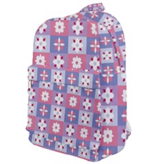 Flower Art Pattern Geometric Classic Backpack by Maspions