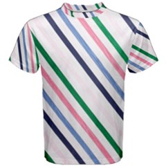 Retro Vintage Stripe Pattern Abstract Men s Cotton T-shirt