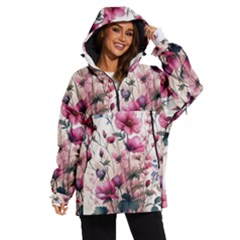 Flora Floral Flower Petal Women s Ski And Snowboard Waterproof Breathable Jacket