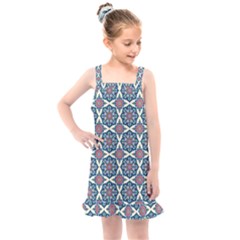 Abstract Mandala Seamless Background Texture Kids  Overall Dress