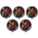 Tropical Flower Bloom Mini Round Pill Box (Pack of 5) View1