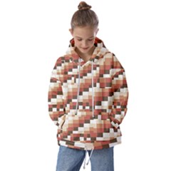 Chromaticmosaic Print Pattern Kids  Oversized Hoodie by dflcprintsclothing