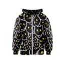 Cat Pattern Pet Drawing Eyes Kids  Zipper Hoodie View1