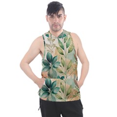 Flowers Spring Men s Sleeveless Hoodie