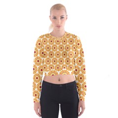 Pattern Shape Design Art Drawing Cropped Sweatshirt