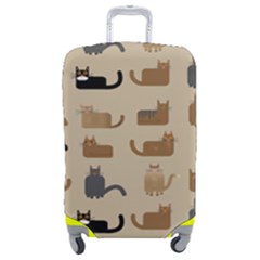 Cat Pattern Texture Animal Luggage Cover (medium) by Maspions