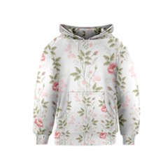 Flowers Roses Pattern Nature Bloom Kids  Pullover Hoodie by Grandong