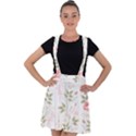 Flowers Roses Pattern Nature Bloom Velvet Suspender Skater Skirt View1