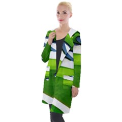 Golf Course Par Green Hooded Pocket Cardigan by Proyonanggan