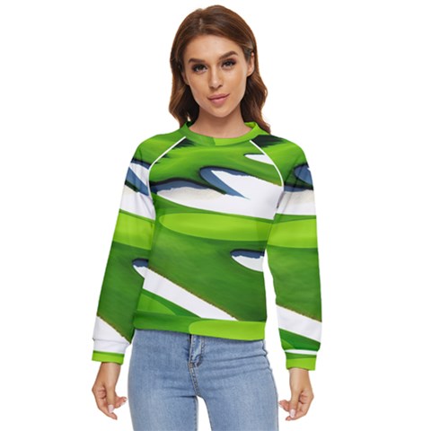 Golf Course Par Green Women s Long Sleeve Raglan T-shirt by Proyonanggan