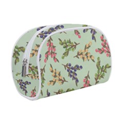 Berries Flowers Pattern Print Make Up Case (small) by Maspions