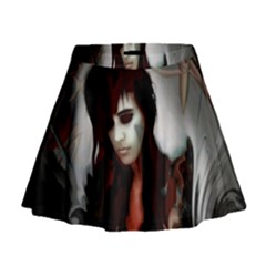 Melancholy Autumn Mini Flare Skirt by MRNStudios