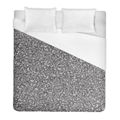 Fuck You Phrase Sketchy Drawing Motif Random Pattern Black Backgrond Duvet Cover (full/ Double Size)