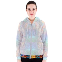 Pattern 2a Pattern 2 Women s Zipper Hoodie