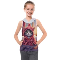 Cat 2 Kids  Sleeveless Hoodie by 2607694a