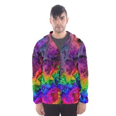 Pride Marble Men s Hooded Windbreaker by MRNStudios