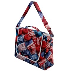 Us Presidential Election Colorful Vibrant Pattern Design  Box Up Messenger Bag by dflcprintsclothing