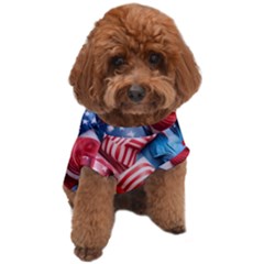 Us Presidential Election Colorful Vibrant Pattern Design  Dog T-shirt