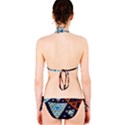 Fractal Triangle Geometric Abstract Pattern Classic Bikini Set View2