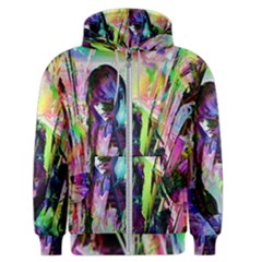 In Orbit Prismatic Men s Zipper Hoodie by MRNStudios