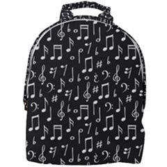 Chalk Music Notes Signs Seamless Pattern Mini Full Print Backpack by Ravend