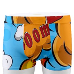 Comical Words Animals Comic Omics Crazy Graffiti Men s Boxer Briefs