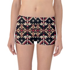 Vector Illustration Of Ukrainian Folk Seamless Pattern Ethnic Ornament Border Element Traditional Boyleg Bikini Bottoms