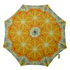 Sunshine Sunny Sun Abstract Yellow Hook Handle Umbrellas (small) by Ravend