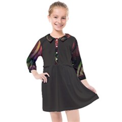 Fractal Kids  Quarter Sleeve Shirt Dress