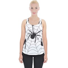 Spider Web Piece Up Tank Top by Azkajaya