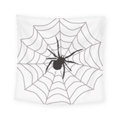 Spider Web Square Tapestry (small) by Azkajaya