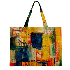 Wall Art Zipper Mini Tote Bag by Azkajaya