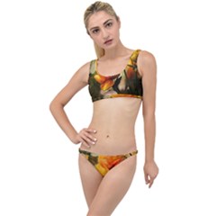 Yellow Butterfly Flower The Little Details Bikini Set