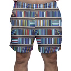 Bookshelf Men s Shorts by Ket1n9