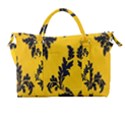 Yellow Regal Filagree Pattern Carry-on Travel Shoulder Bag View1