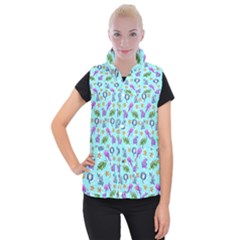 Sea Ocean Sealife Turtle Jellyfish Women s Button Up Vest by Loisa77