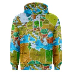 World Map Men s Overhead Hoodie by Ket1n9