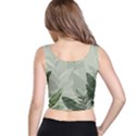 Banana Leaf Plant Pattern Crop Top View3