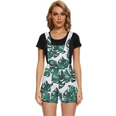 Illustrations Monstera Leafes Short Overalls