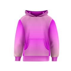 Gradient Pink - Pastel Yellow Pink Rosa Kids  Pullover Hoodie