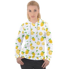 Illustrations Lemon Citrus Fruit Yellow Women s Overhead Hoodie by anzea