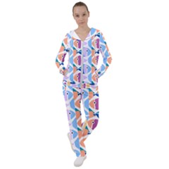 Illustrations Of Fish Texture Modulate Sea Pattern Women s Tracksuit by anzea
