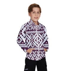 Illustration Ukrainian Folk Seamless Pattern Ornament Kids  Windbreaker